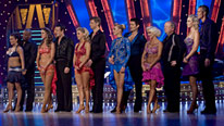 The celebrity boys and their pro dancers in week 4