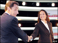 Hai ứng viên ra tranh cử Tổng thống Pháp, Sarkozy và Royal 