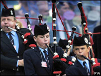 苏格兰风笛吹奏