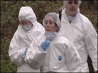 Forensics team at Levington