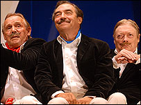 Clive Francis, Neil Stacy and Simon Ward