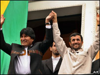 احمدی نژاد در دیدار از بولیوی