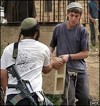 Izraelci staví synagogu na území západně od Jordánu