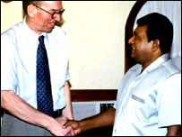 SLMM chief with LTTE leaders