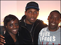 Dawn Gerber, Lemar and Mervin Henry.