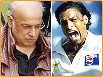 شعیب اختر اور مشہور انڈین فلماز مہیش بھٹ 