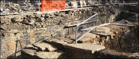 Excavations dug @ Shibden Hall