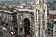 View from the roof of The Duomo, Milan