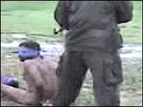 Execution video aired by British Channel4 