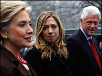 Hillary Clinton, Chelsea Clinton, Bill Clinton