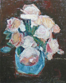 Will Roberts' painting Roses In A Jug