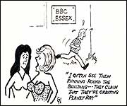 Breakfast team cartoon