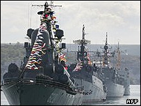 Navio de guerra russo