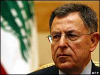 O primeiro-ministro do Líbano, Fuoad Siniora