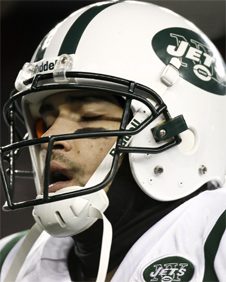 Mark Sanchez has struggled badly in recent games. Photo: AP