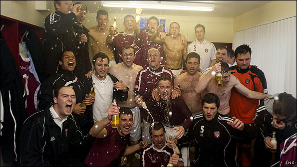 Arbroath are the Third Division champions