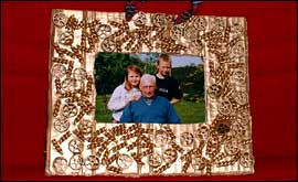 Pic: Home made picture frame. 