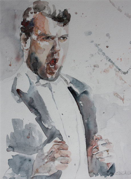 Carolyn Merrifield's portrait of Bryn Terfel