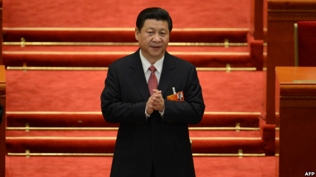 習近平當選中國國家主席兼軍委主席（14/03/2013）