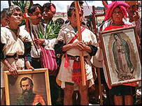 População indígena do Estado mexicano de Chiapas