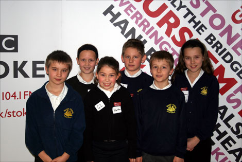 Weston Coyney Junior School children 