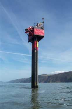 Seaflow tidal turbine of north Devon coast