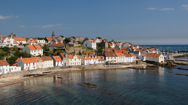 The village of Pittenweem in the East Neuk of Fife