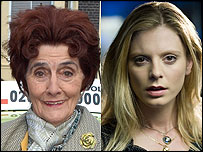 June Brown and Emilia Fox