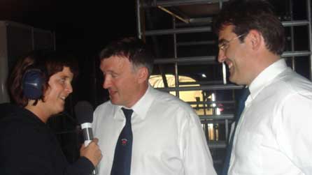 Gyda Wyn Lewis a Dafydd Ar ôl Tri