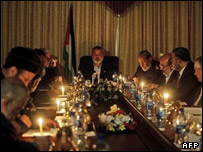 جلسه کابینه حماس در غزه