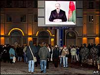 demonstraţie la Minsk