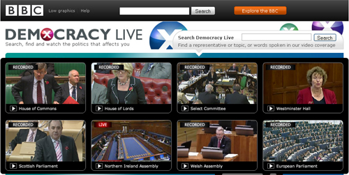 Democracy Live screengrab