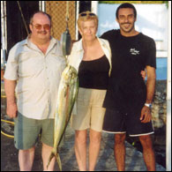 Mon, David and Alan with catch