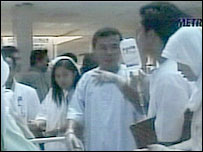 भूकंप के बाद अस्पताल