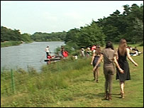 Henham Park's lake