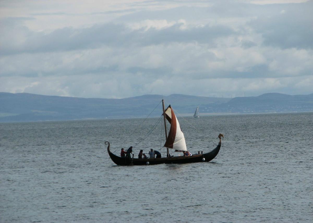 Arran Viking Longship Sailing 