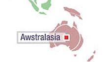 Map o Awstralasia