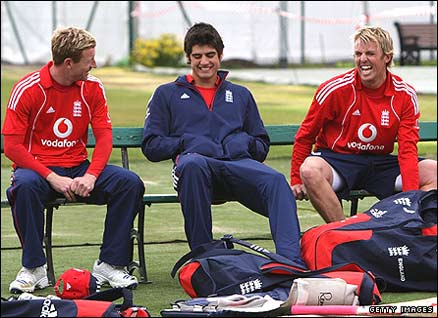 Paul Collingwood, Jimmy Anderson, Graeme Swann