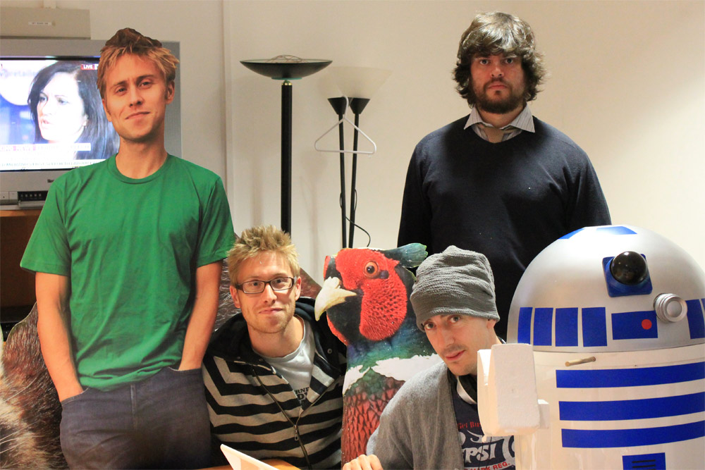 First day back on Russell Howard's Good News Series 3