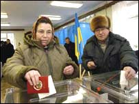 Голосування на попередніх президентських виборах у 2004 році