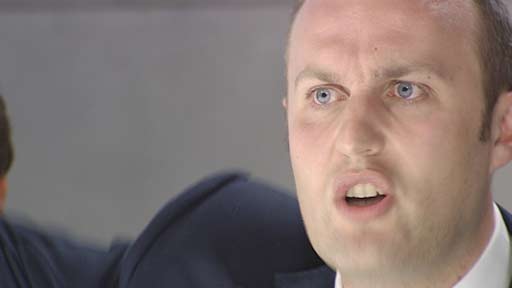 James in the boardroom