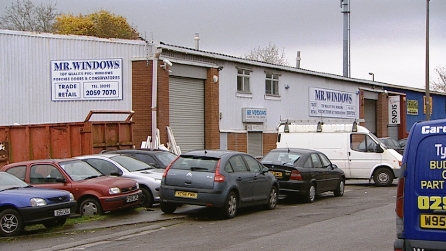 Mr Windows' factory in Ely