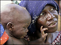 कुछ अफ्रीकी देशों में भारी ग़रीबी है