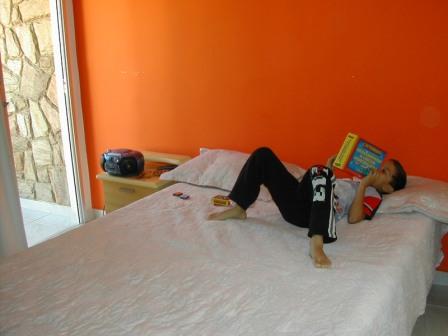my son reading