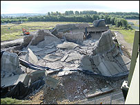 Gone: The day after the demolition