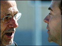 Javier Solana ve Dimitri Medvedev