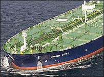 Танкер Сіріус Стар має понад 300 метрів завдовжки