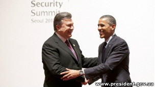 Виктор Янукович и Барак Обама