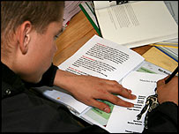 Ryan has settled down and is studying hard now