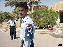 Policiais iraquianos